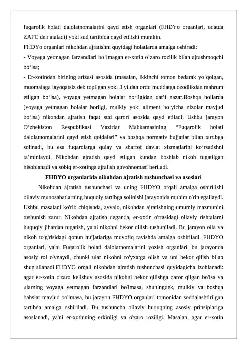 Nikohdan ajratish organlarida 2
