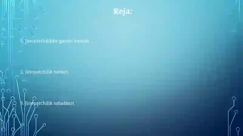 Jinoyatchilik 2