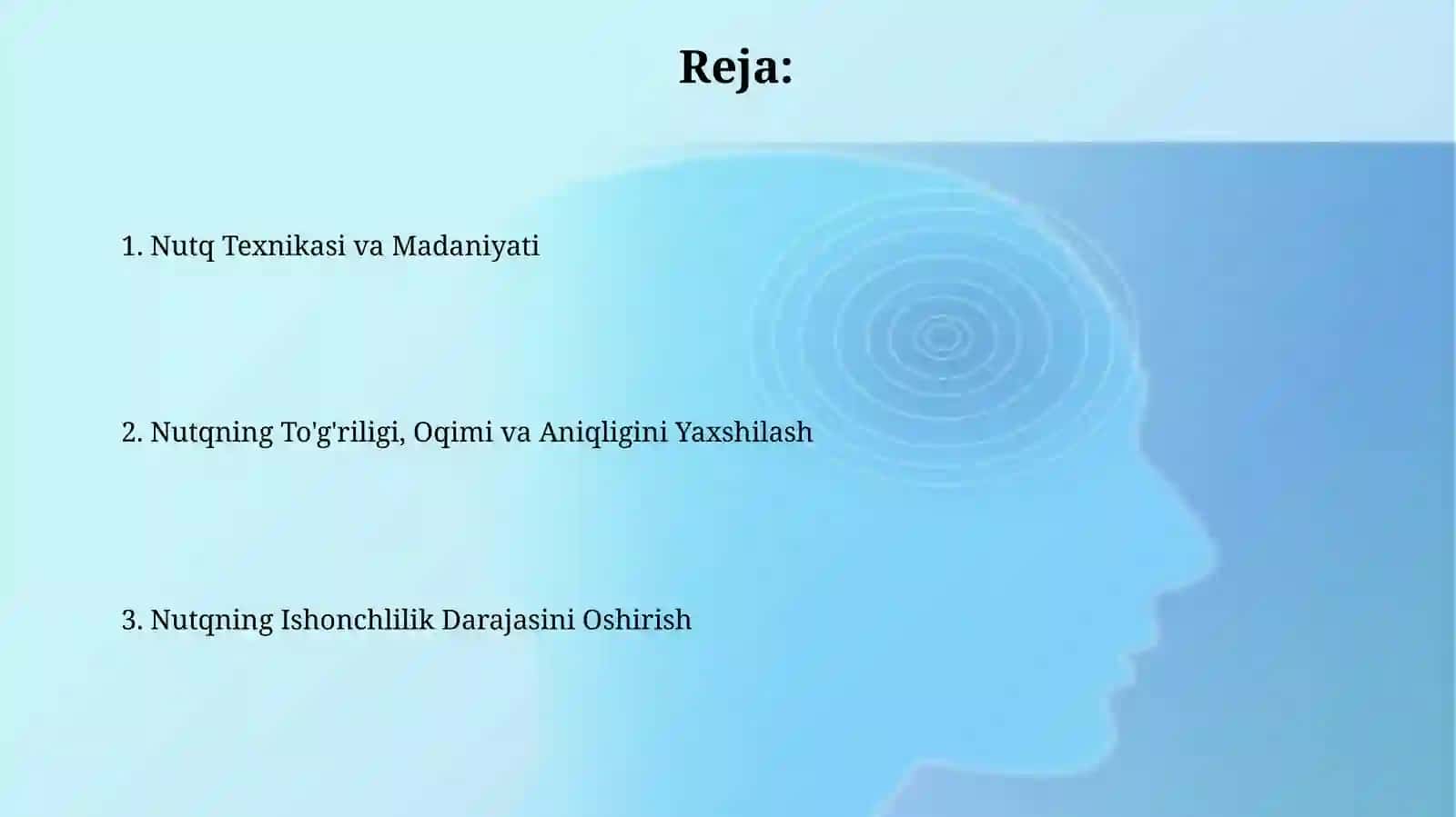 Nutq Texnikasi va Madaniyati 2