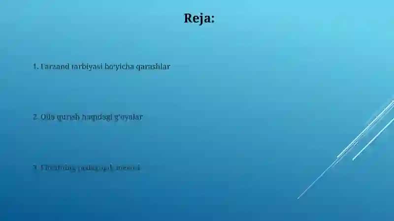 Fitratning oila asari qurish tarbiyasi 2