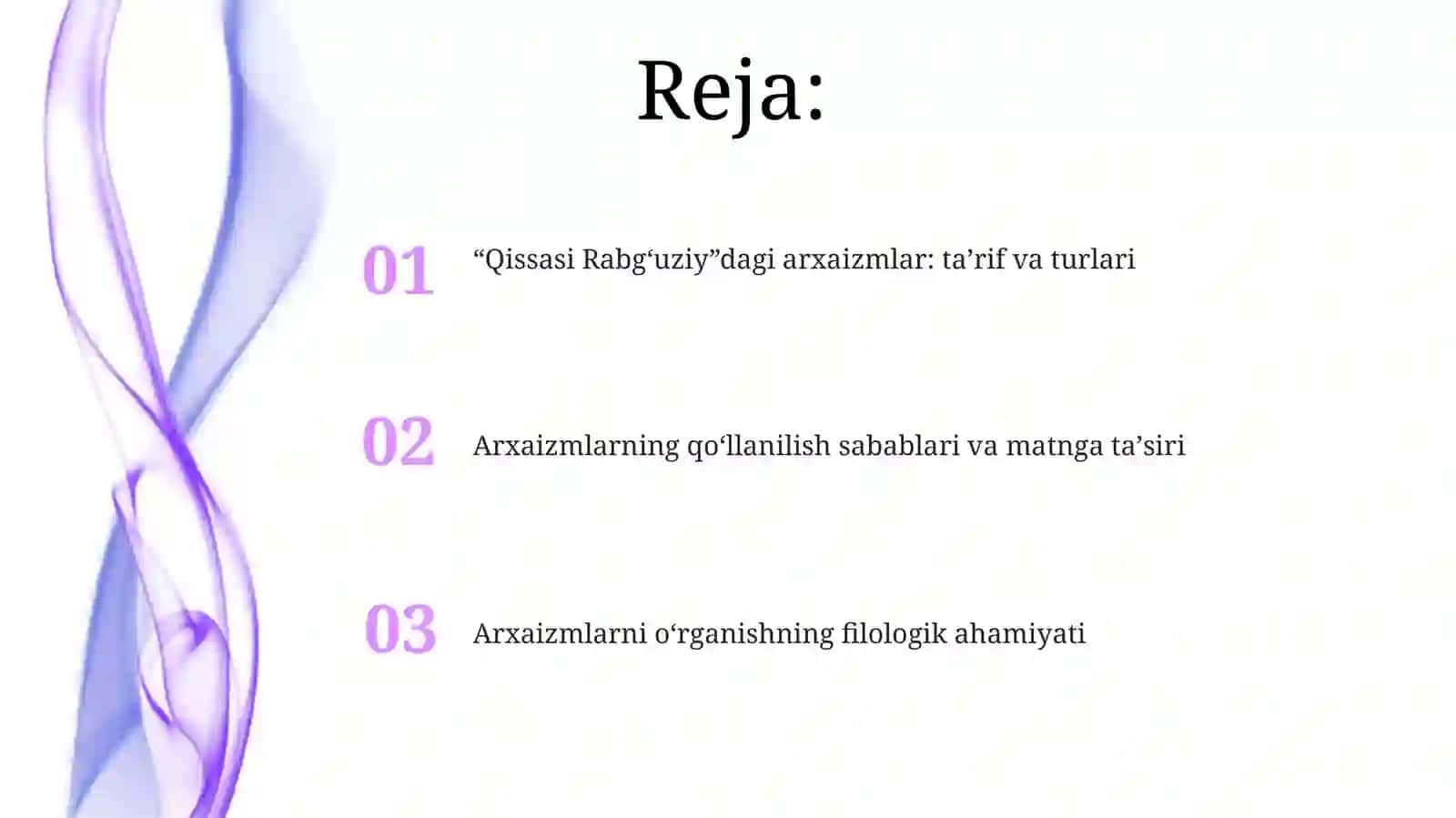 Qissasi Rabgʻuziy"dagi arxaizmlar 2