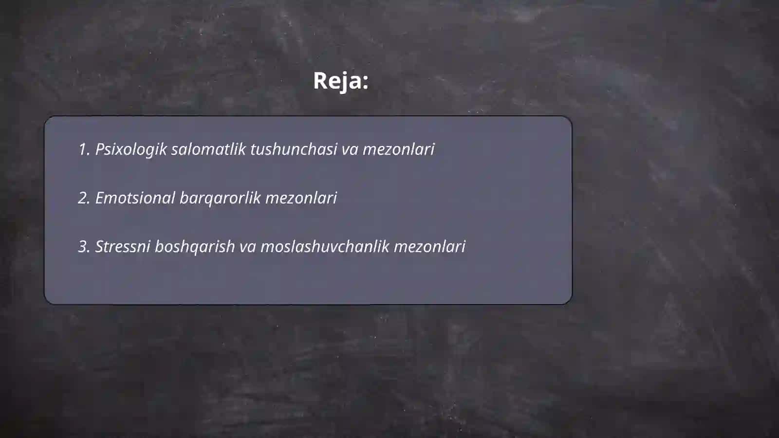 Psixologik salomatlik mezonlari 2
