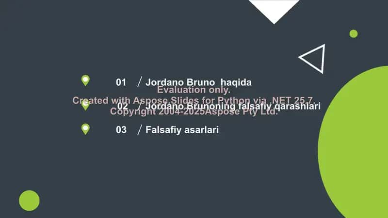 Giordano Bruno falsafasi 2
