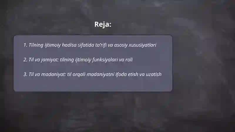 Tilning ijtimoiy hodisa 2