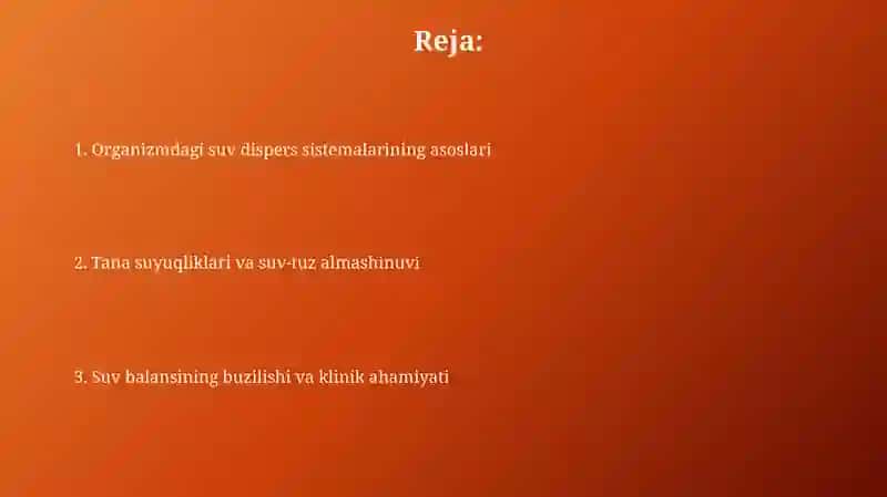 Arganizimning suv-dispers sistemasi 2