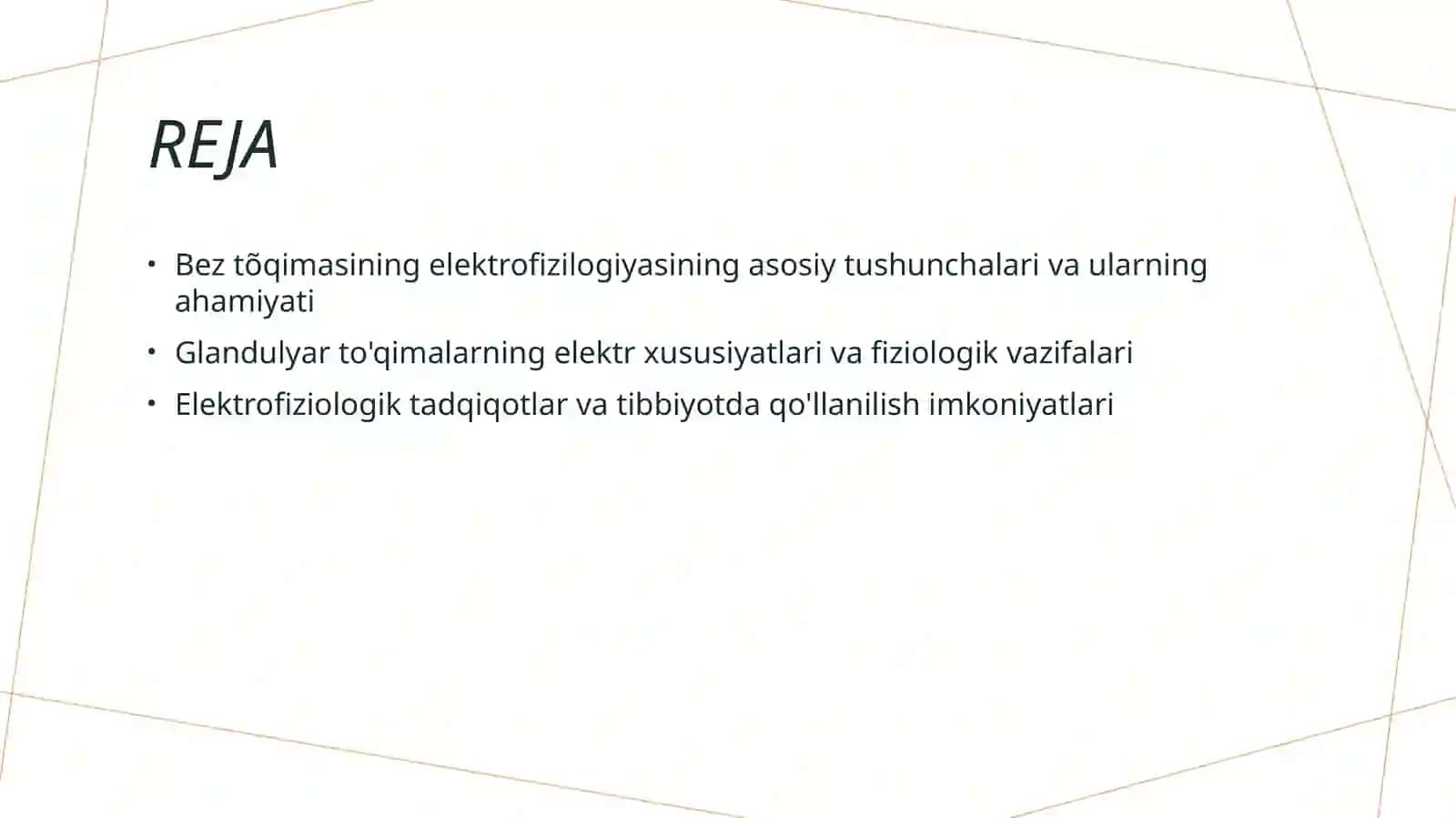 Bez tõqimasining elektrofizilogiyasi 2