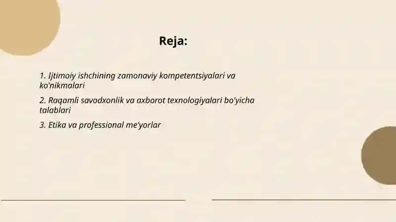 Ijtimoiy ishchi kasbi: zamonaviy talablari 2