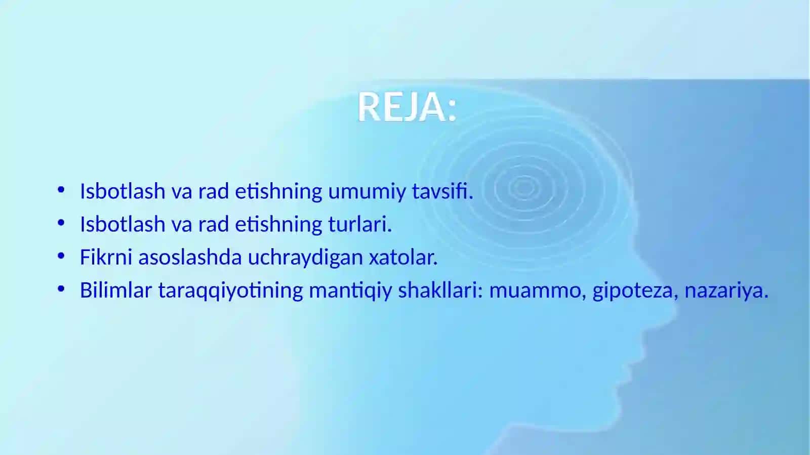 Bilimlar taraqqiyotining mantiqiy shakllari 2