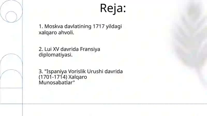 Ispaniya Vorislik Urushi Davrida Xalqaro Munosabatlar 2