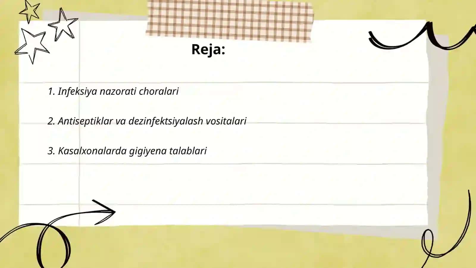 Infeksiya nazorati choralari 2