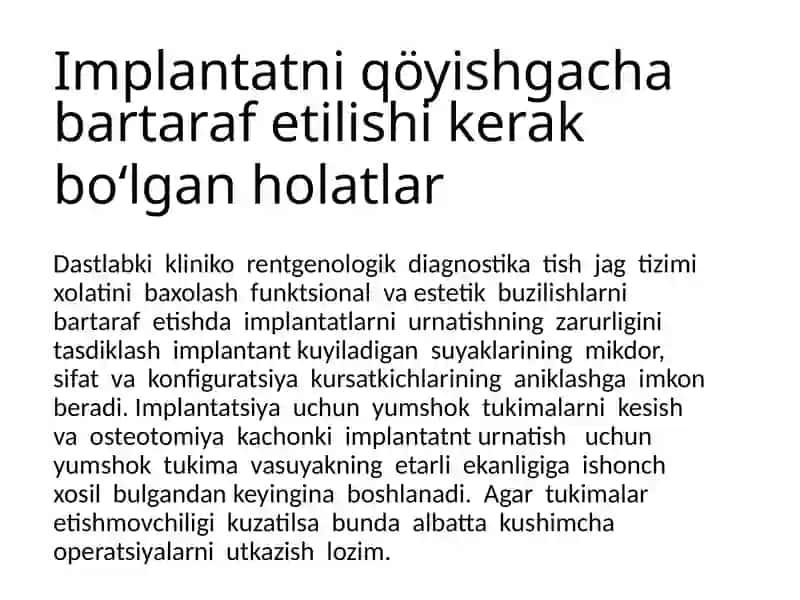 Dastlabki kliniko rentgenologik diagnostika 2