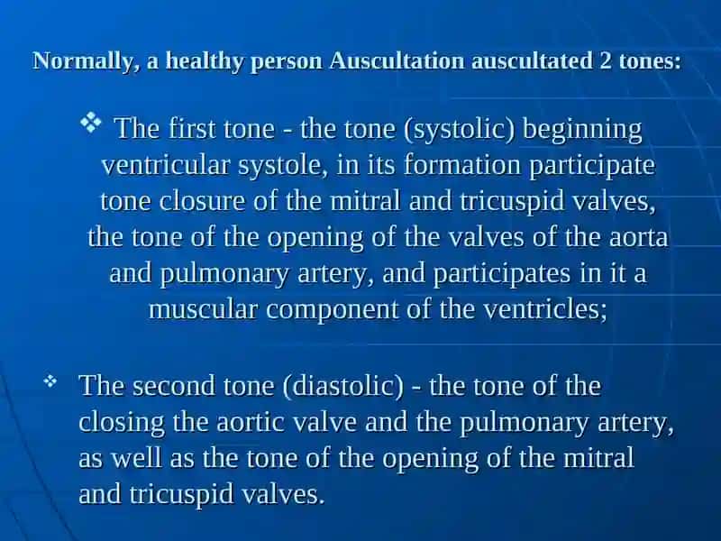 The differential diagnosis of the noise in the heart. 2