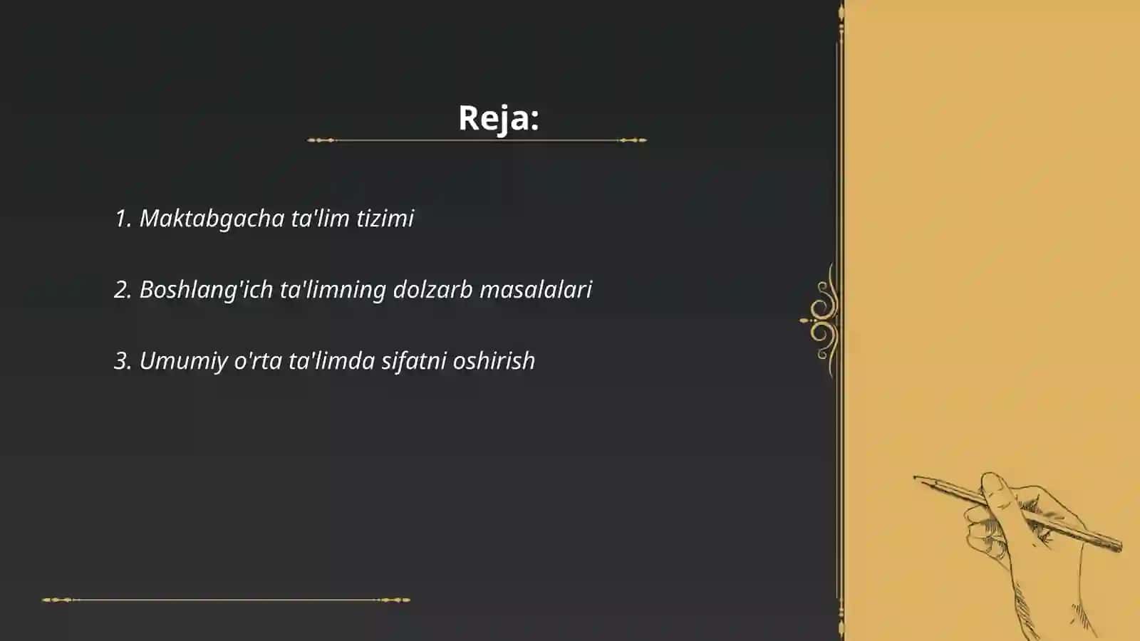 O'ZBEKISTONDA TALIM RIVOJINING O'ZIGA XOS XUSUSIYATLARI 2