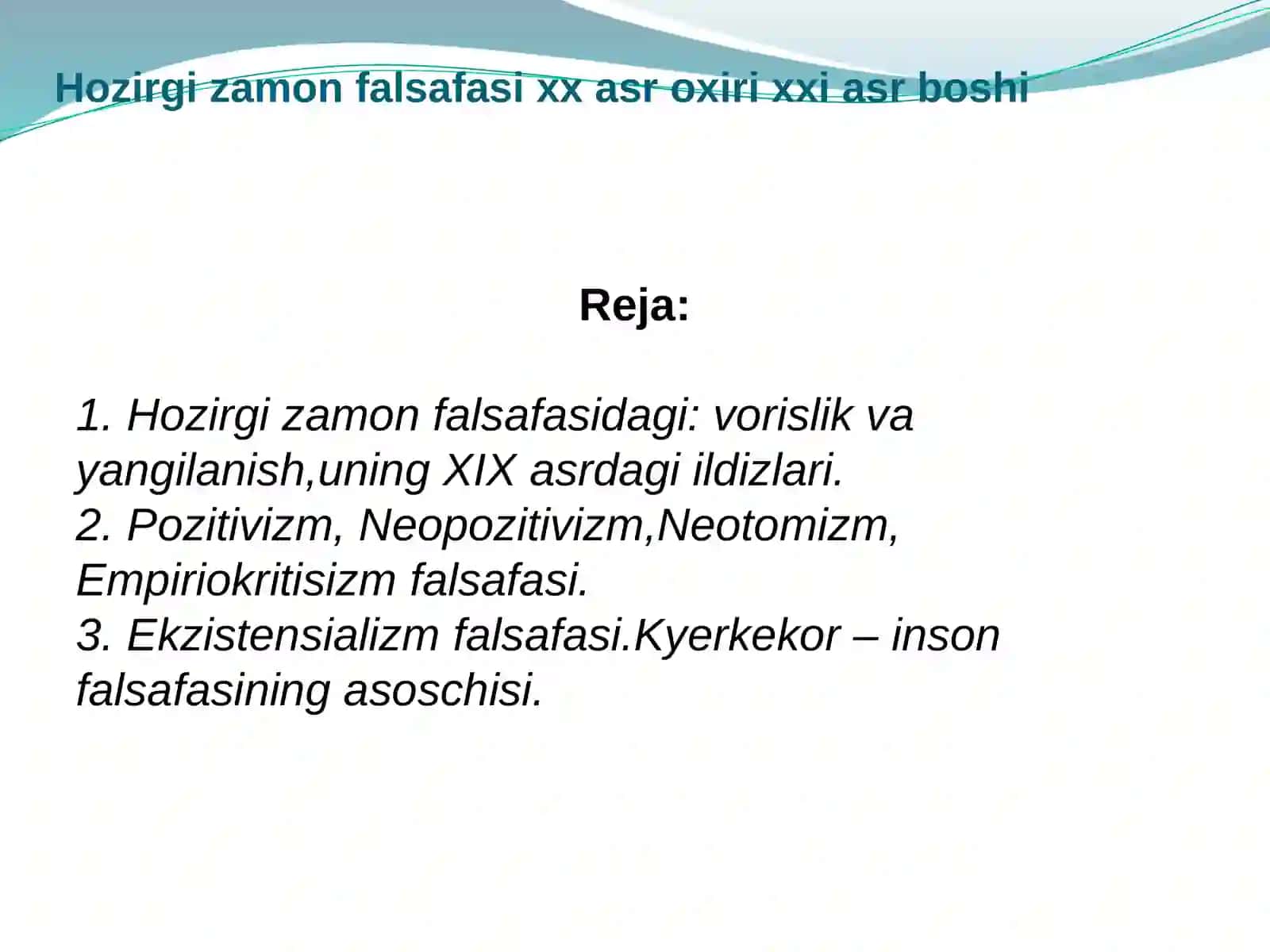 O’ZBEK FALSAFASI UNING ZAMONAVIY RIVOJLANISH MUAMMOLARI 2