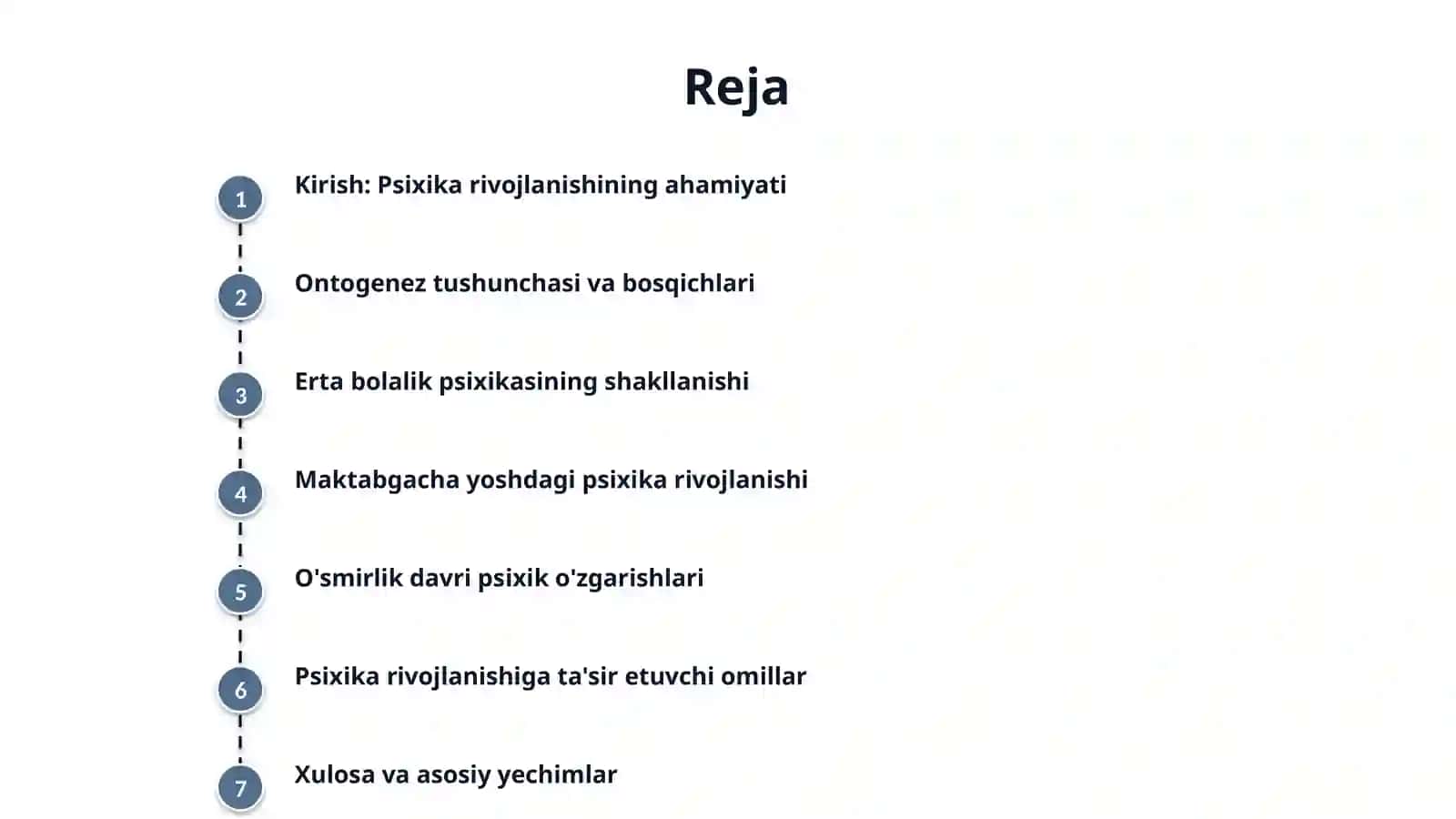 Ontogenezda inson psihikasining rivojlanishi 2