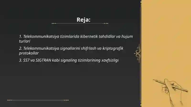 Telekommunikatsiya tizimlari himoyasi 2