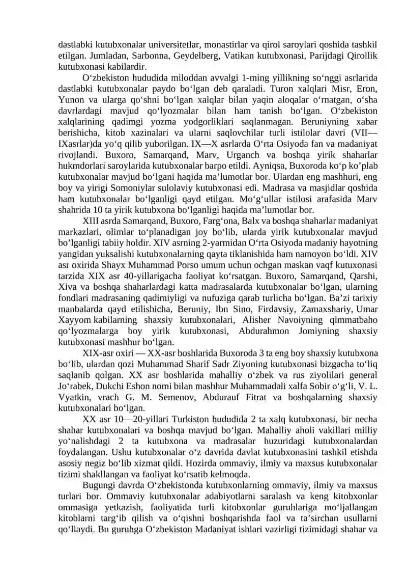 Kutubxona va muzey - talim, tarbiya va axborot maskani 2