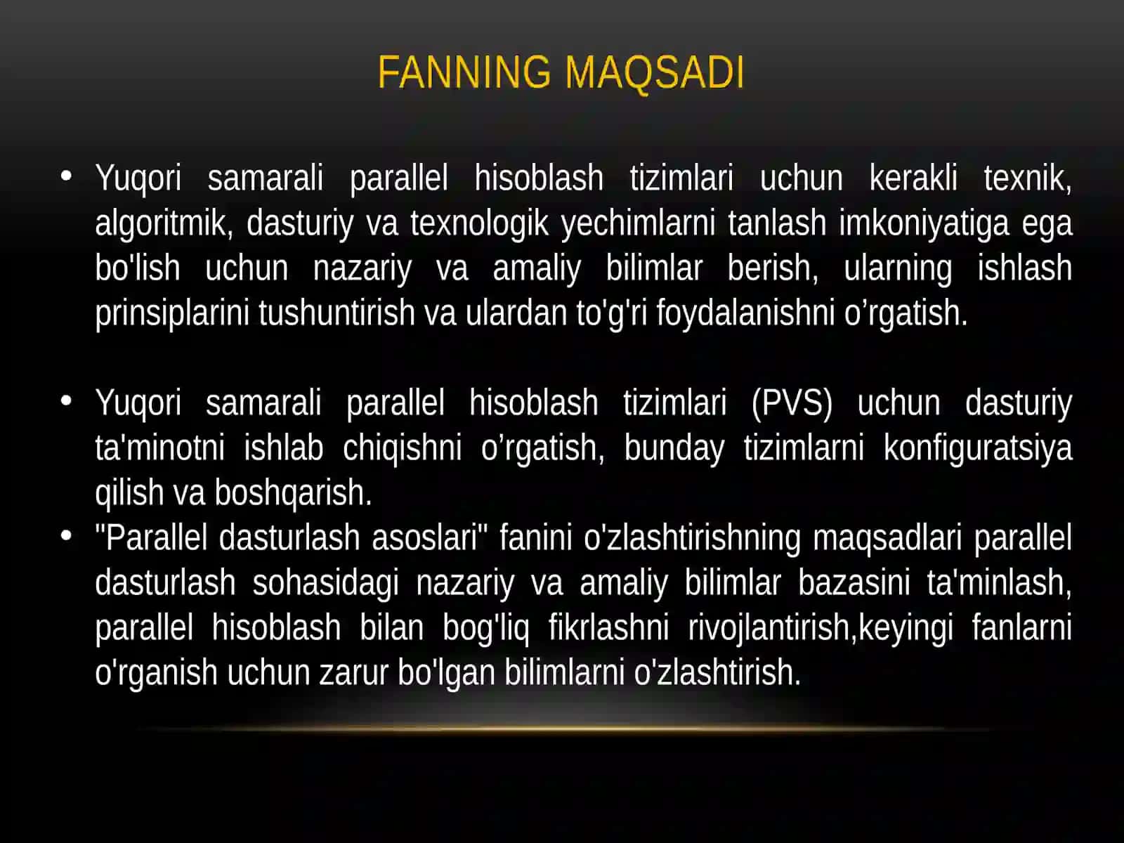 Parallel dasturlashga kirish 2