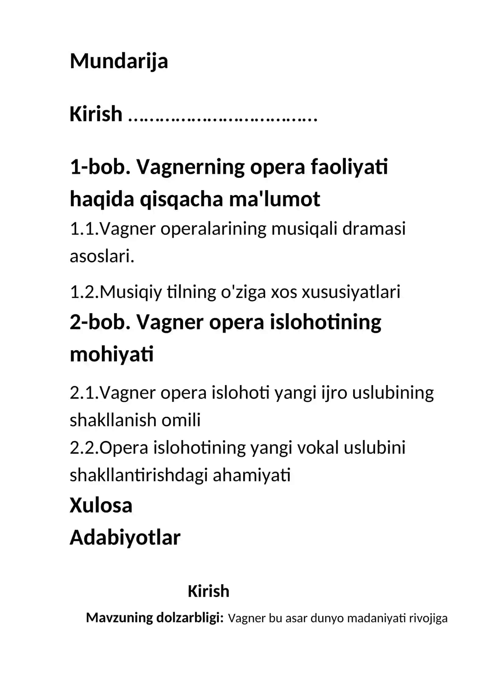 Vagner-XIX asr operasi buyuk islohotchisi 2