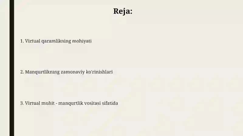 Virtual-tutqunlik manqurtluk voditasi 2