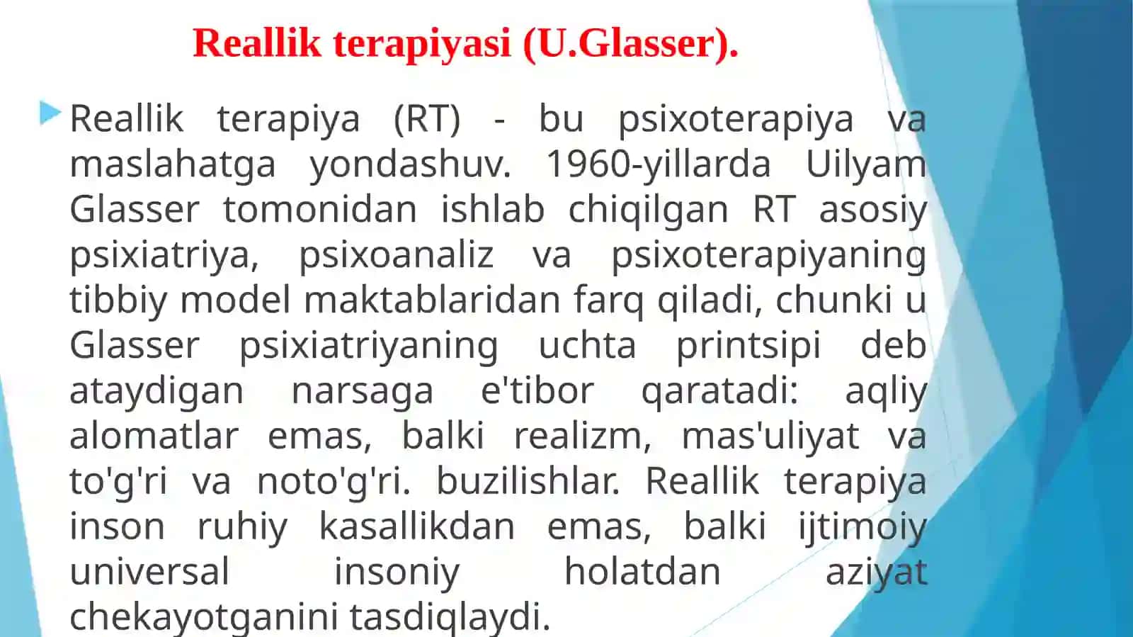 REALLIK TERAPIYASI 2