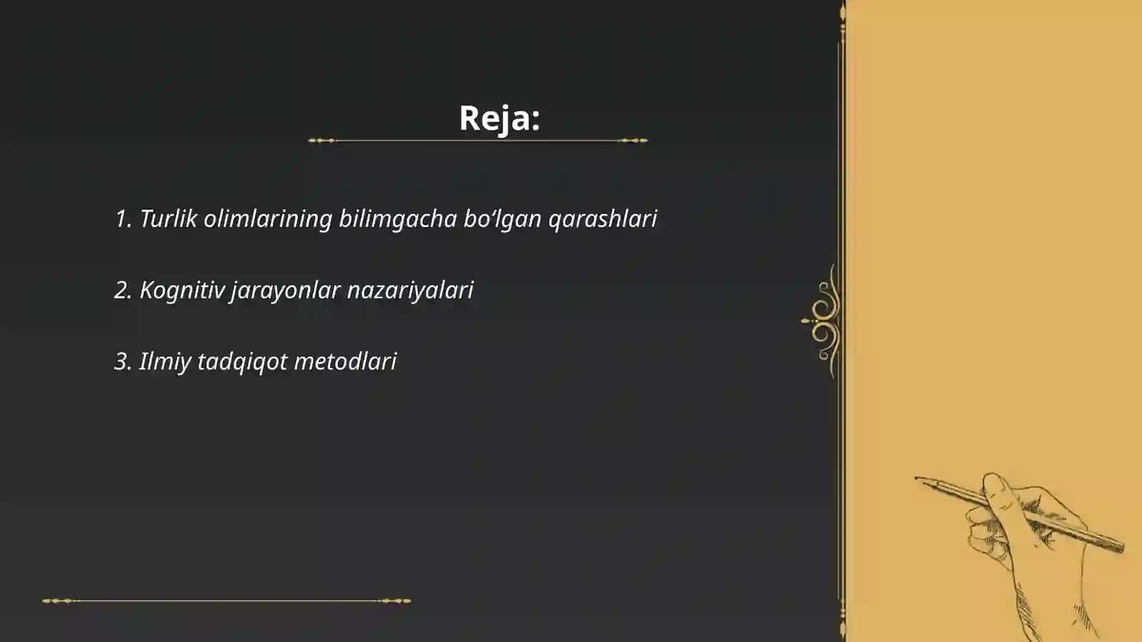 Turlik olimlarining bilimgacha bo‘lgan qarashlari 2