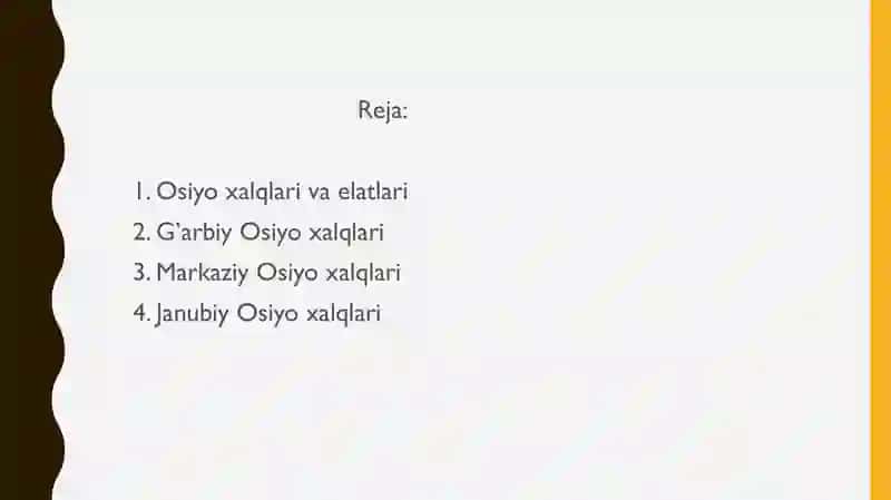 Osiyo xalqlarietnologiyasi 2