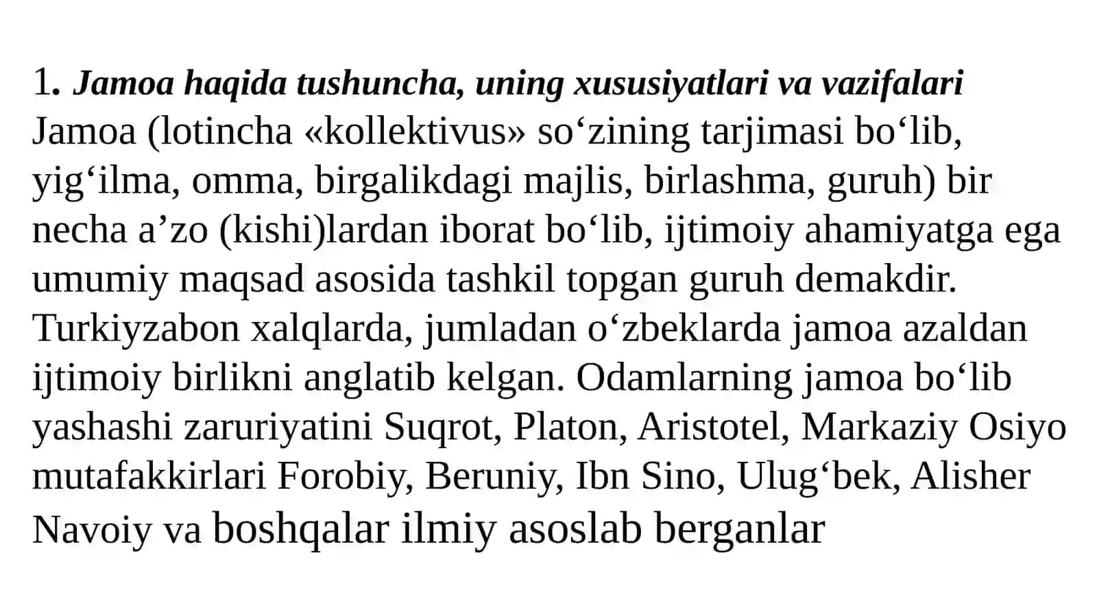 JAMOA TARBIYA OBYEKTI VA SUBYEKTI SIFATIDA 2