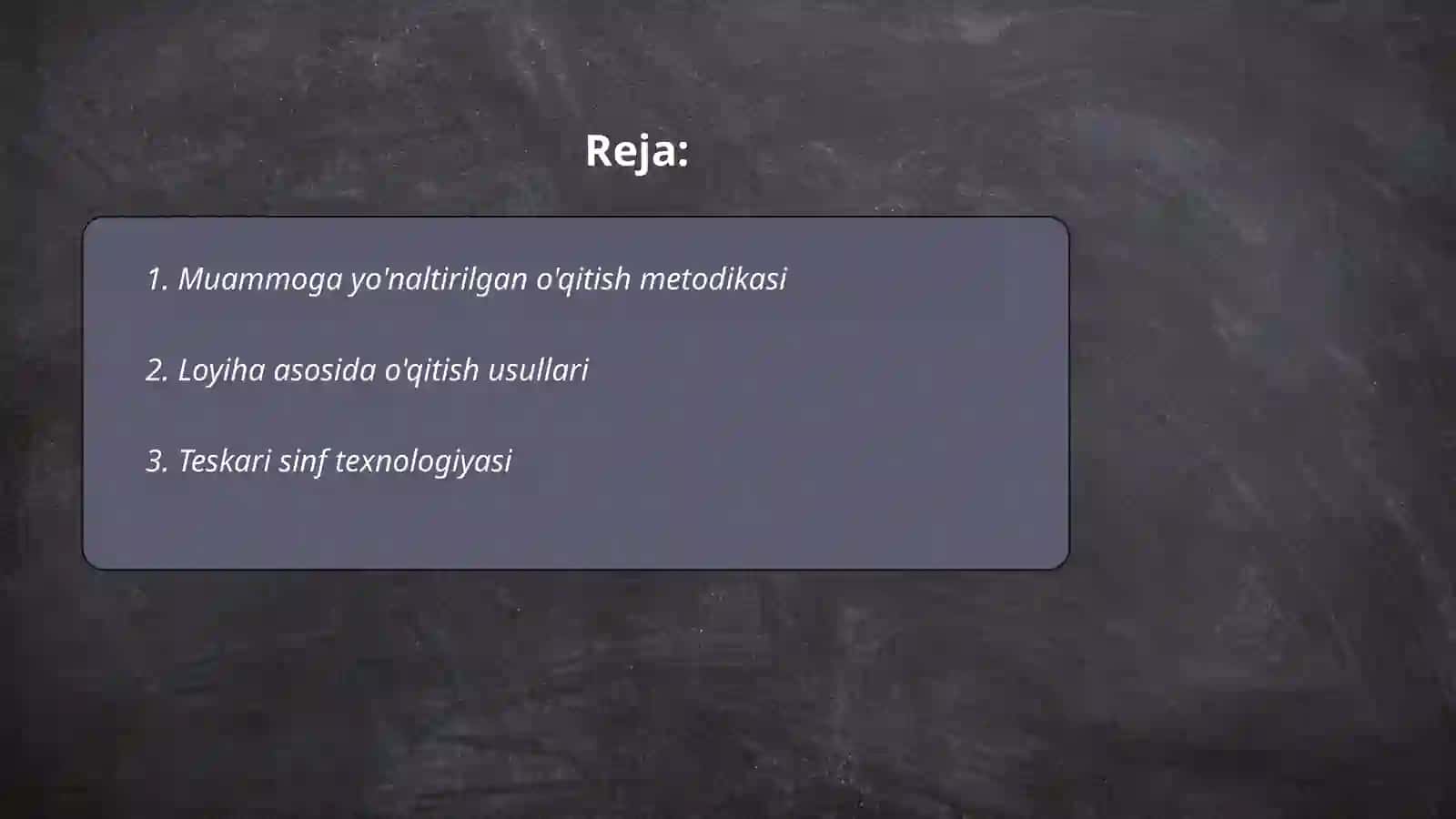 Matematika va informatika fanlarini o'qitish metodlari 2