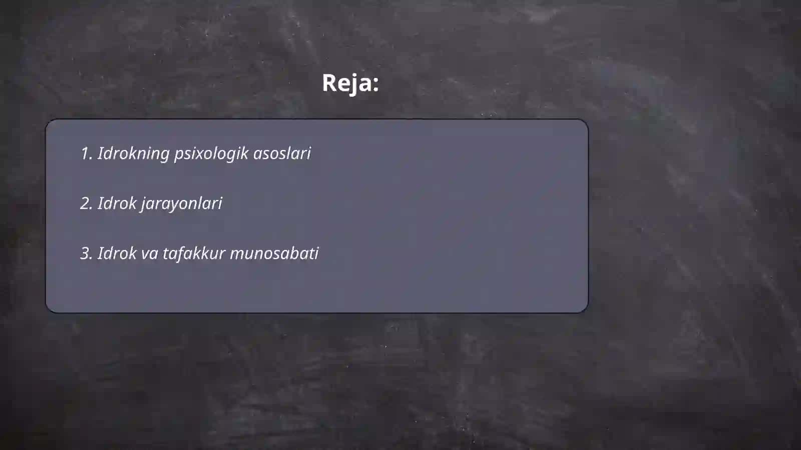 Idrokning psixologik asoslari 2