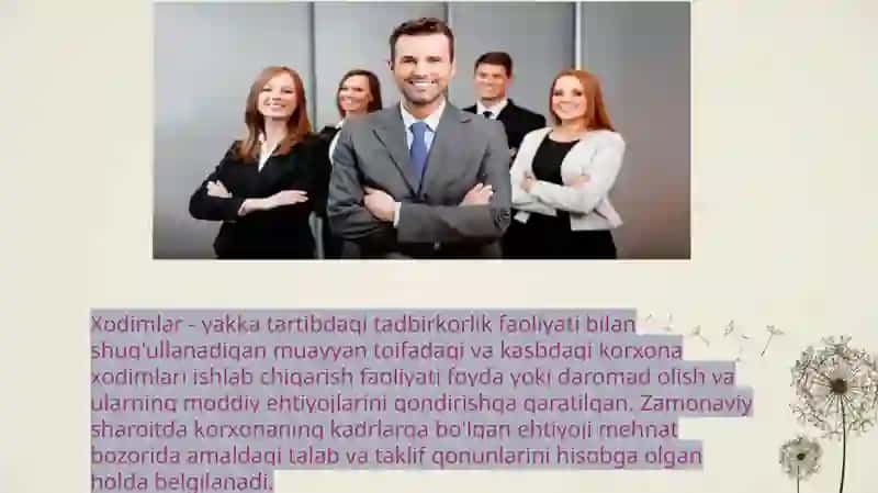 Xodimlarga bo’lgan talabni rejalashtirish 2
