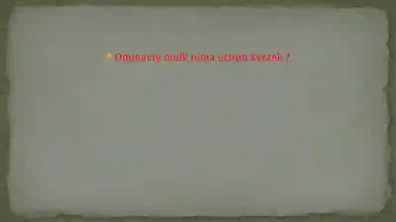 Ommaviy Mulk 2