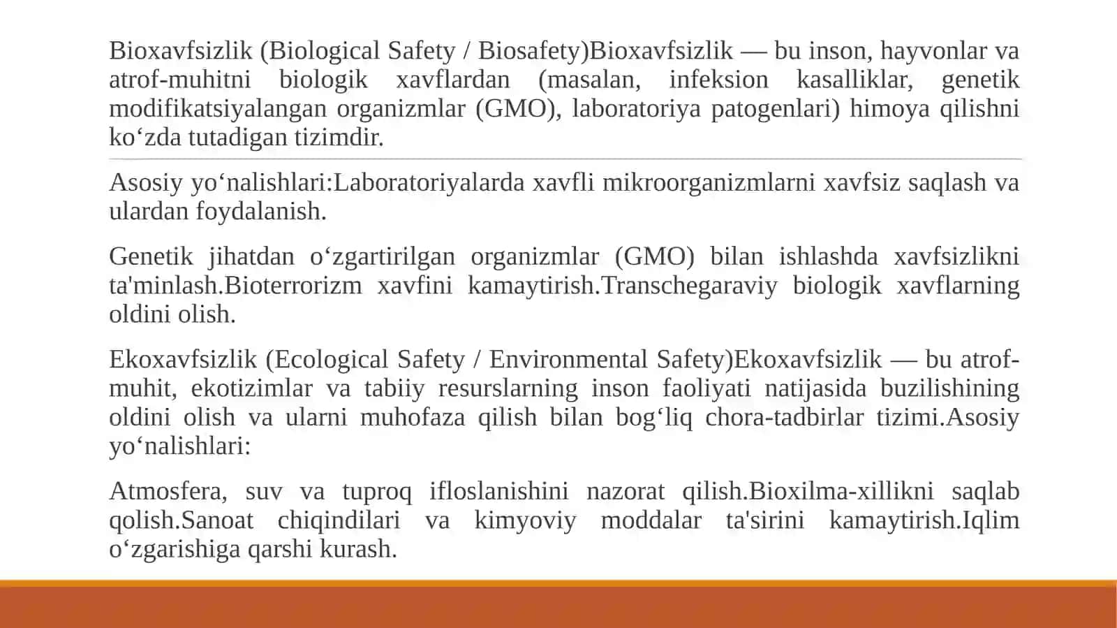 20-Amaliymashg`ulot.Bioxavfsizlik va ekoxavfsizlik 2