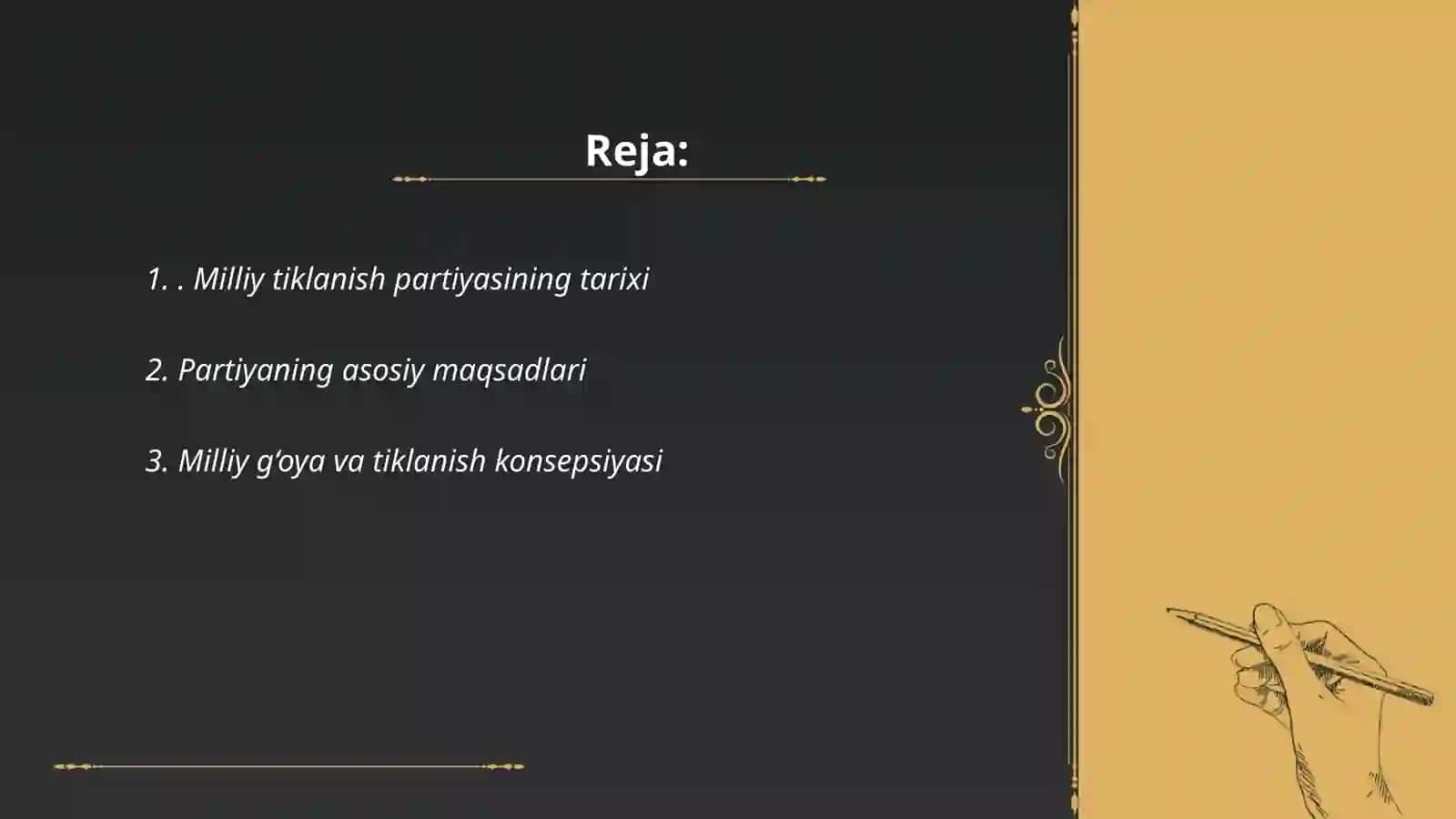 Milliy Tiklanish Demokratik Partiyasi 2