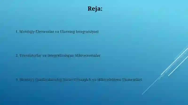 Mantiqiy Elementlar va Ularning Integratsiyasi 2