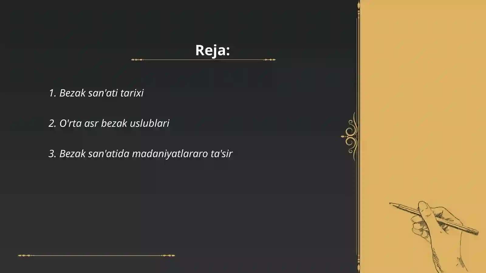 Bezakning tarixiy rivojlanishi 2