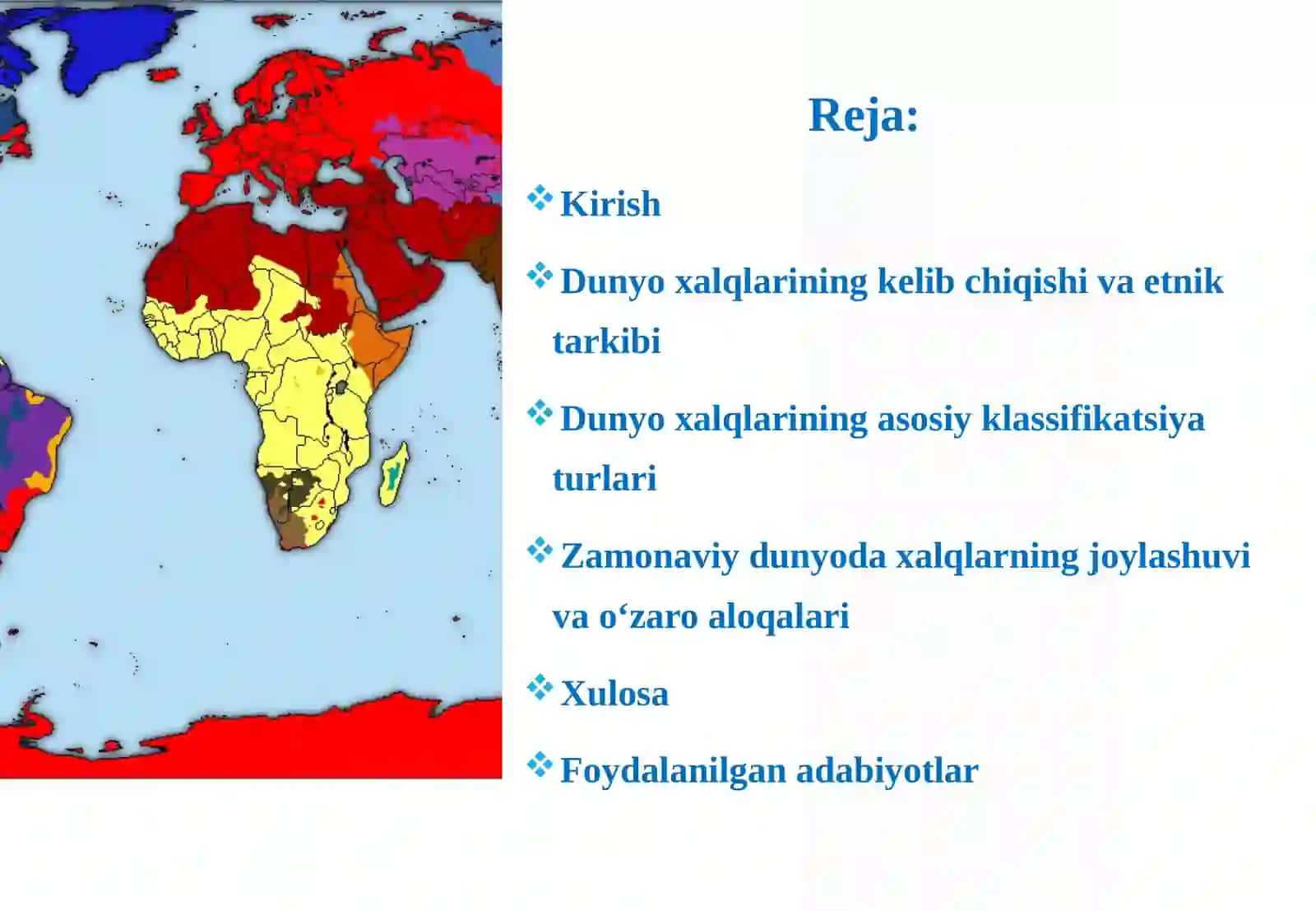 Dunyo xalqlarining klassifikatsiyasi 2