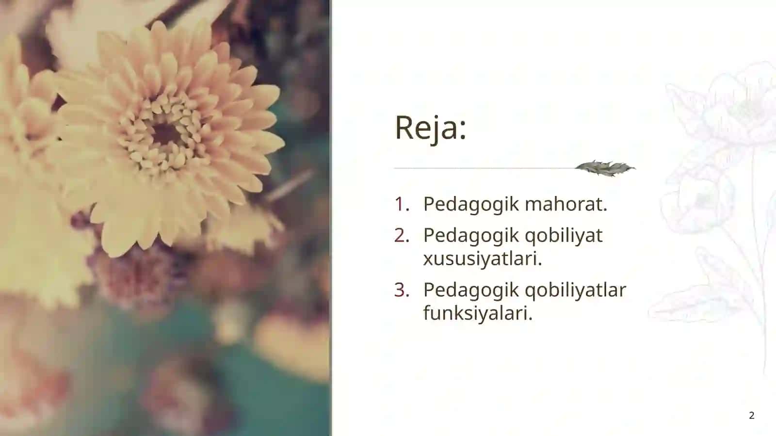 Pedagogik mahorat 2