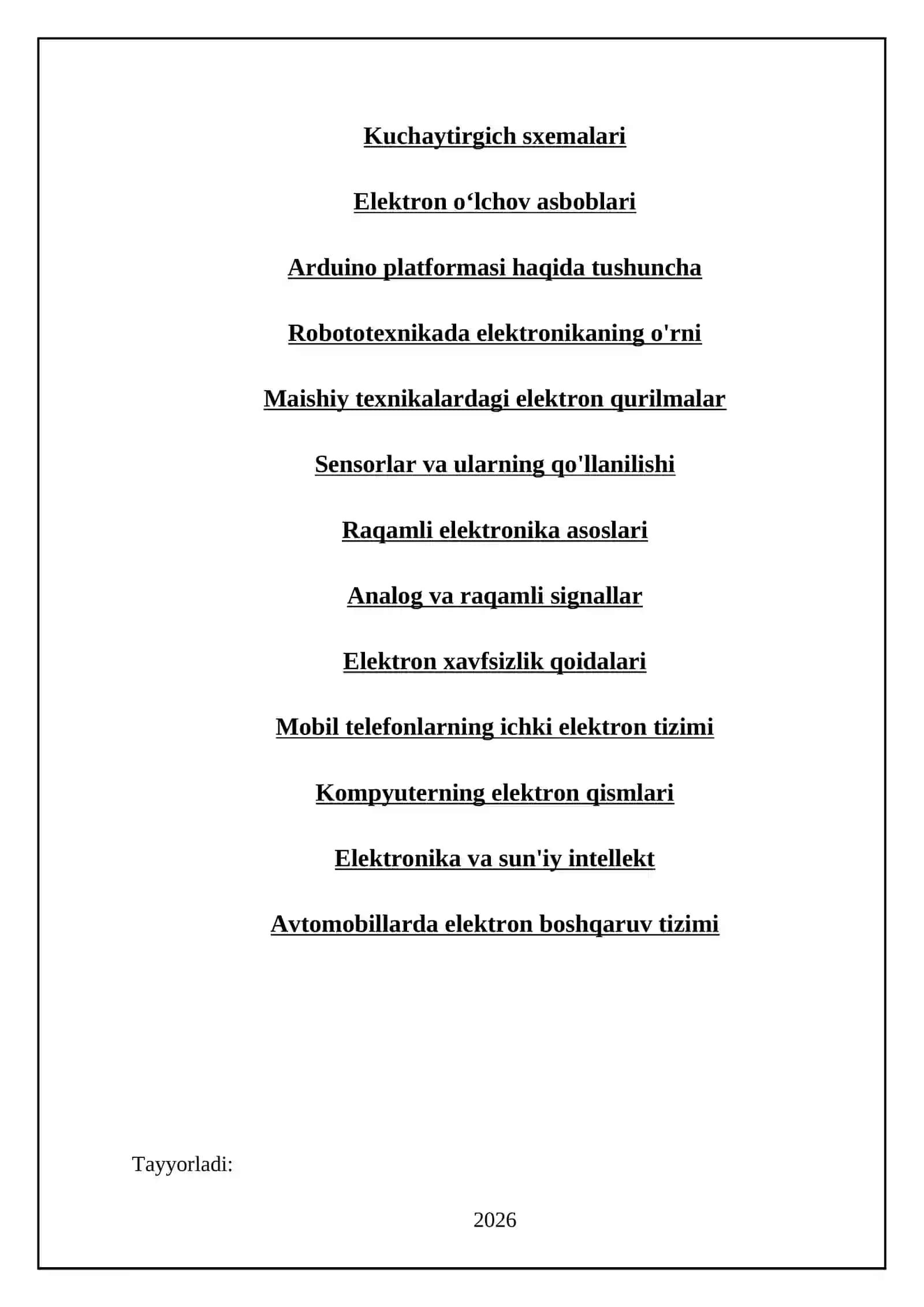 Elektronikaning rivojlanish tarixi 2