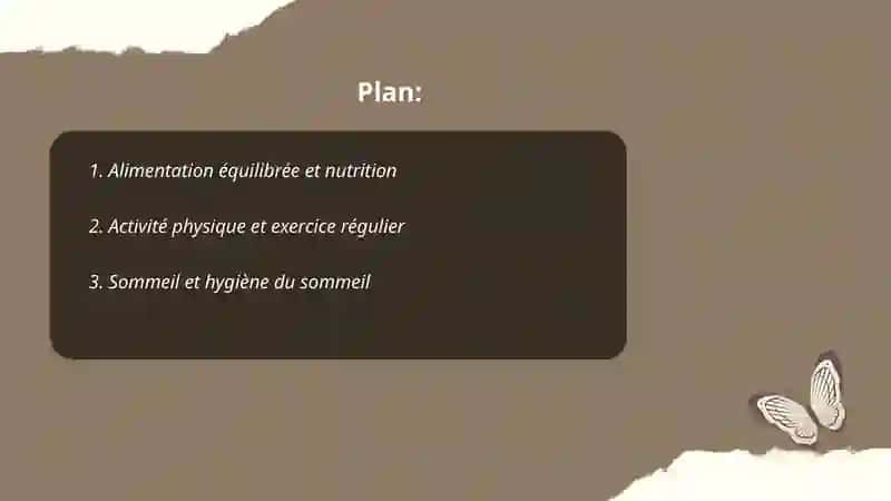 Alimentation équilibrée et nutrition 2