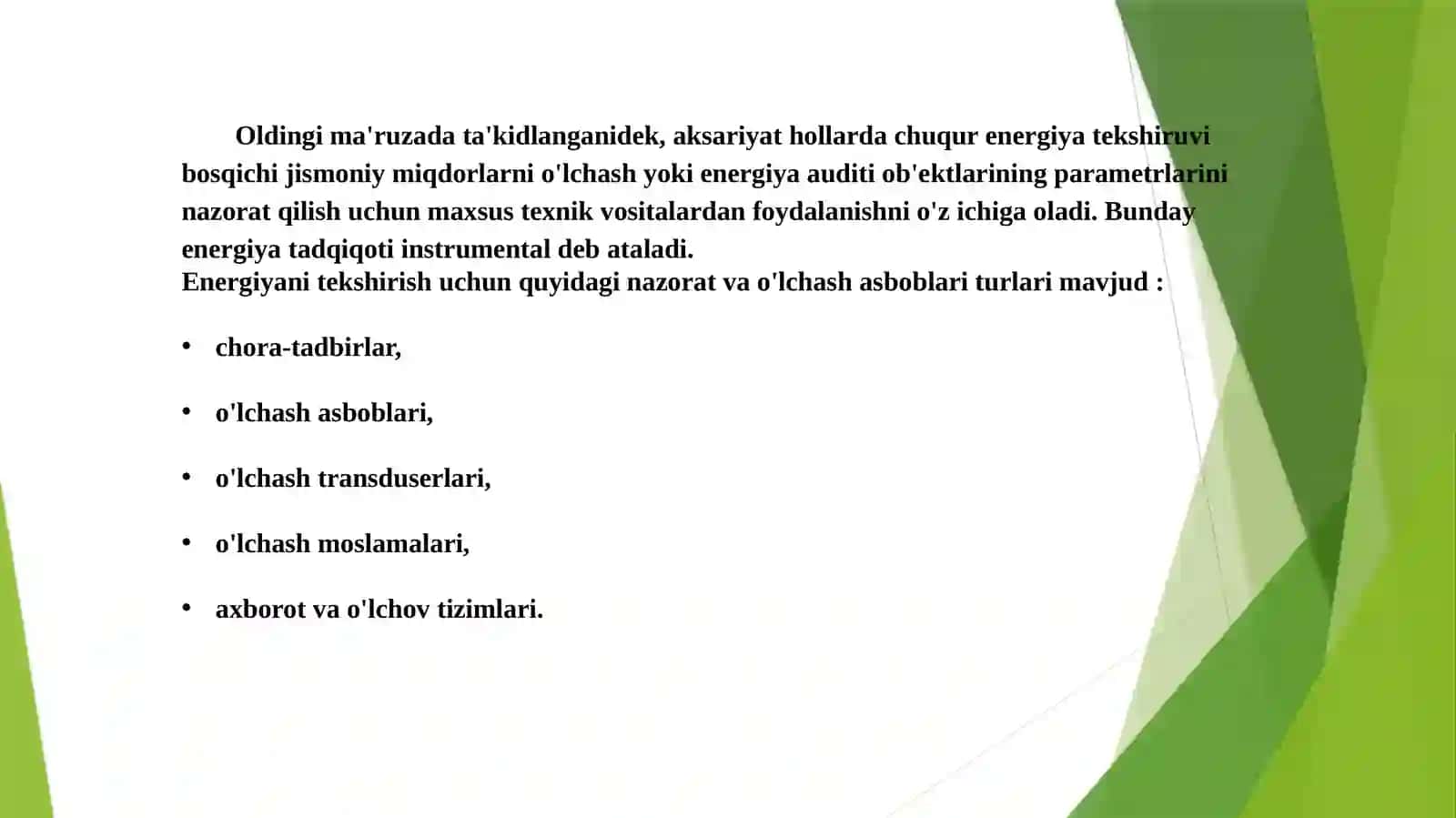 Energoaudit o’lchov asboblari 2