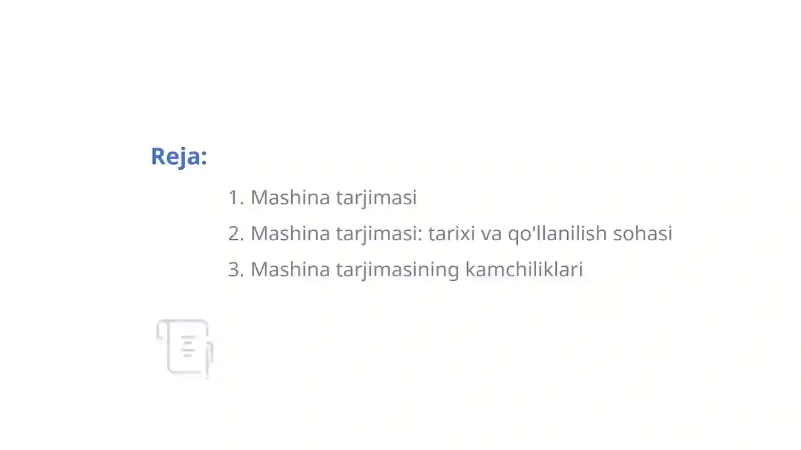 Mashina tarjimasi tarixi va qo'llanilish sohasi 2