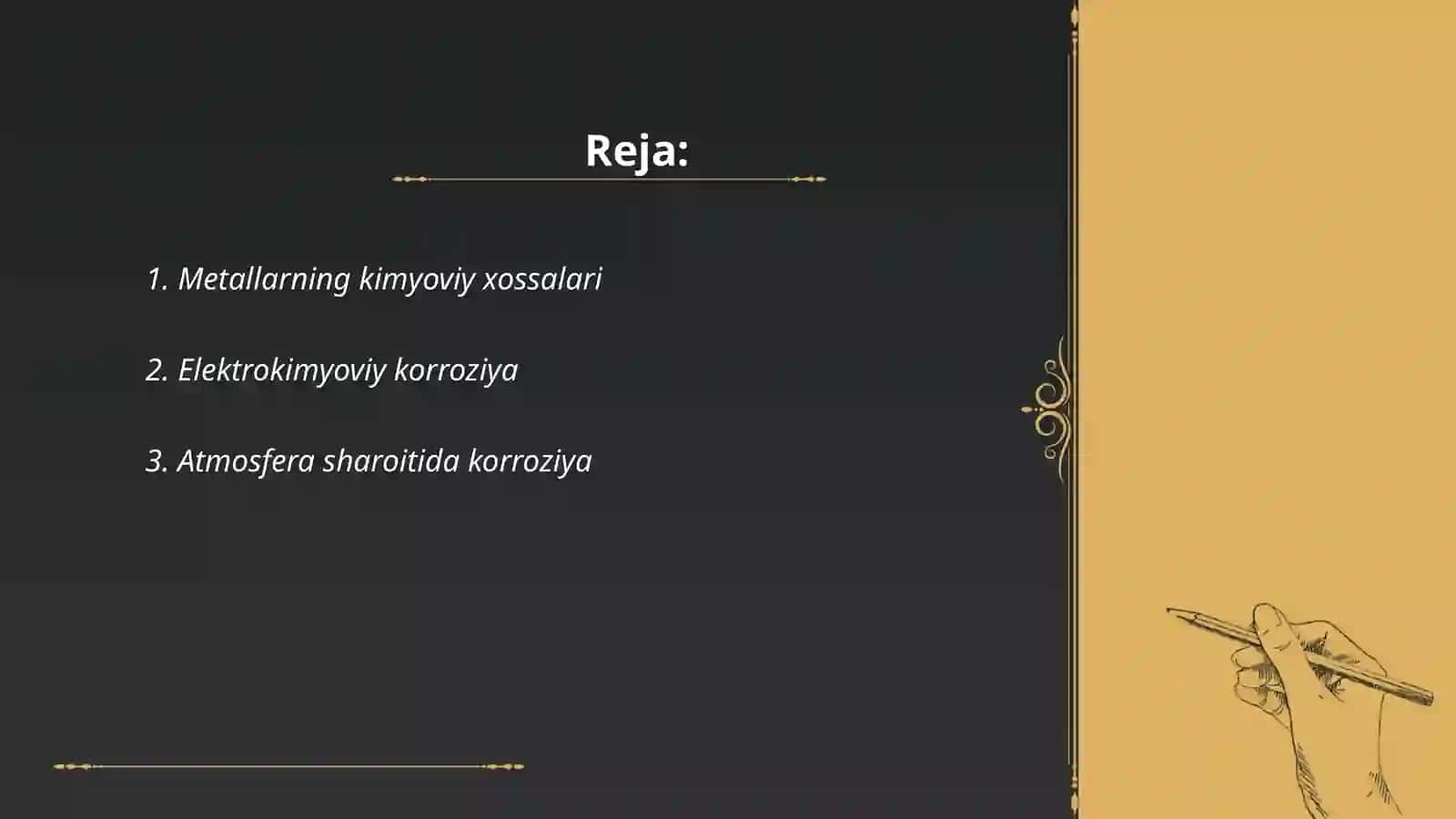 Metallarning korroziyaga uchrashi 2