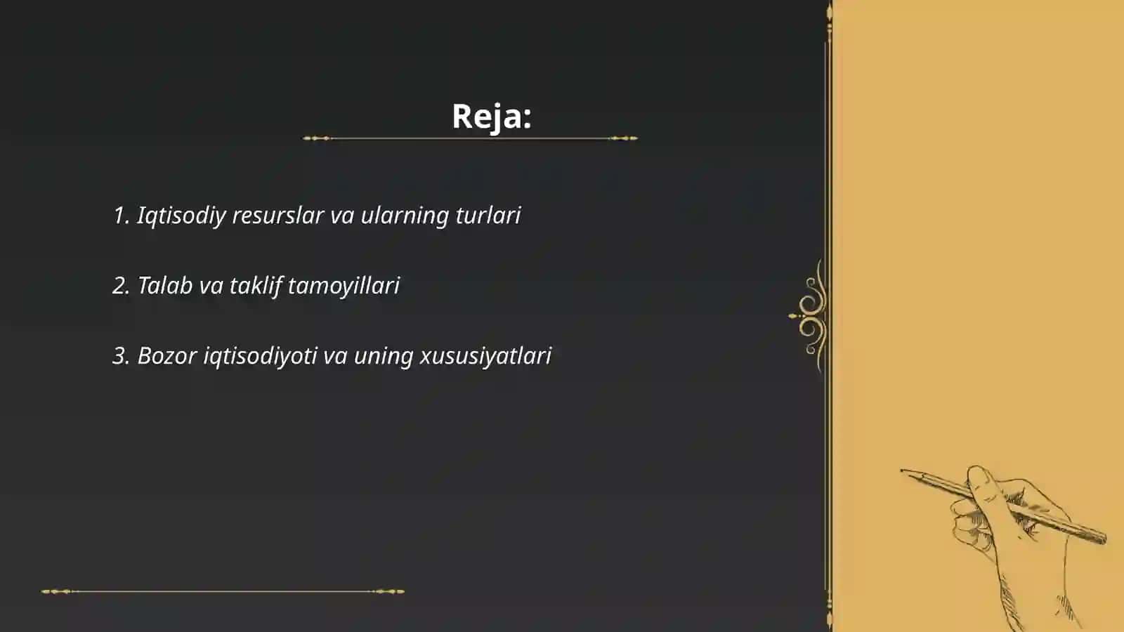 Iqtisodiyotga kirish 2