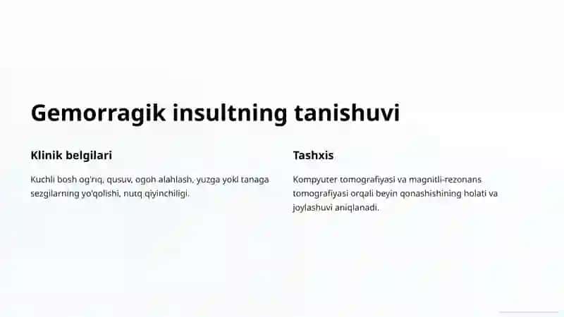 Gemorragik insult (neyroxirurgiya) 2