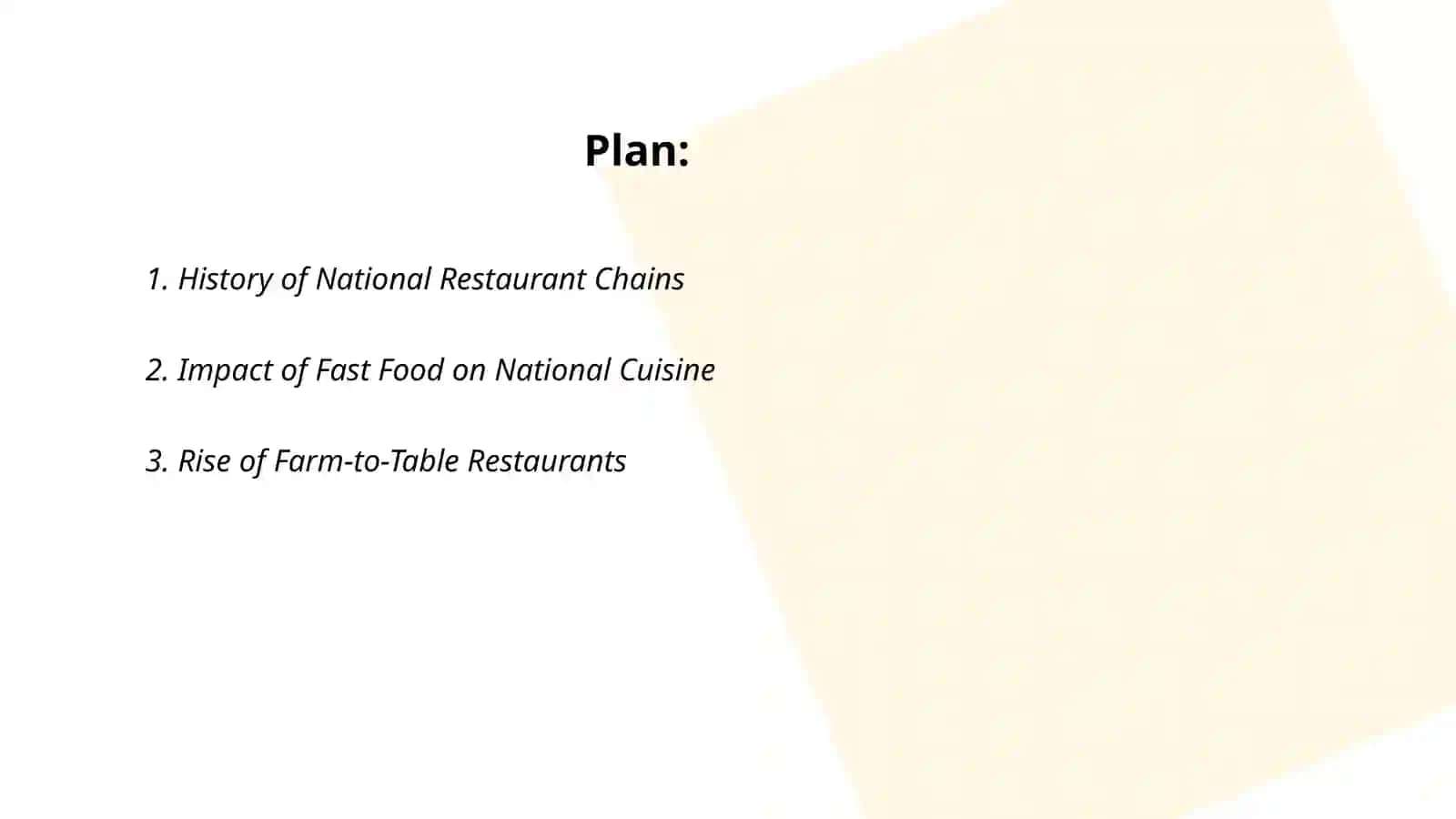 History of National Restaurant Chains 2
