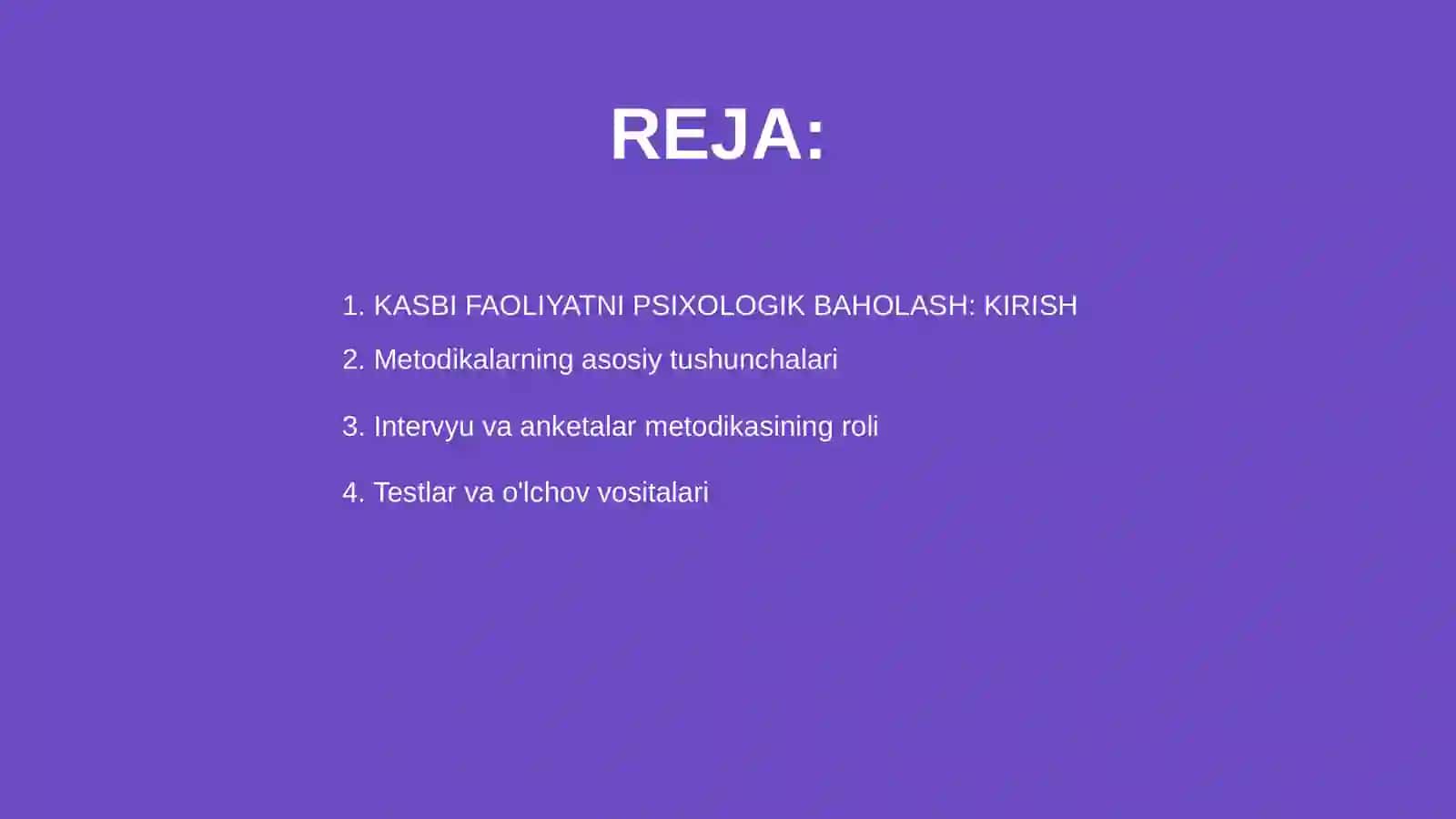 Kasbiy faoliyatni psixologik baholash metodikalari tahlili 2