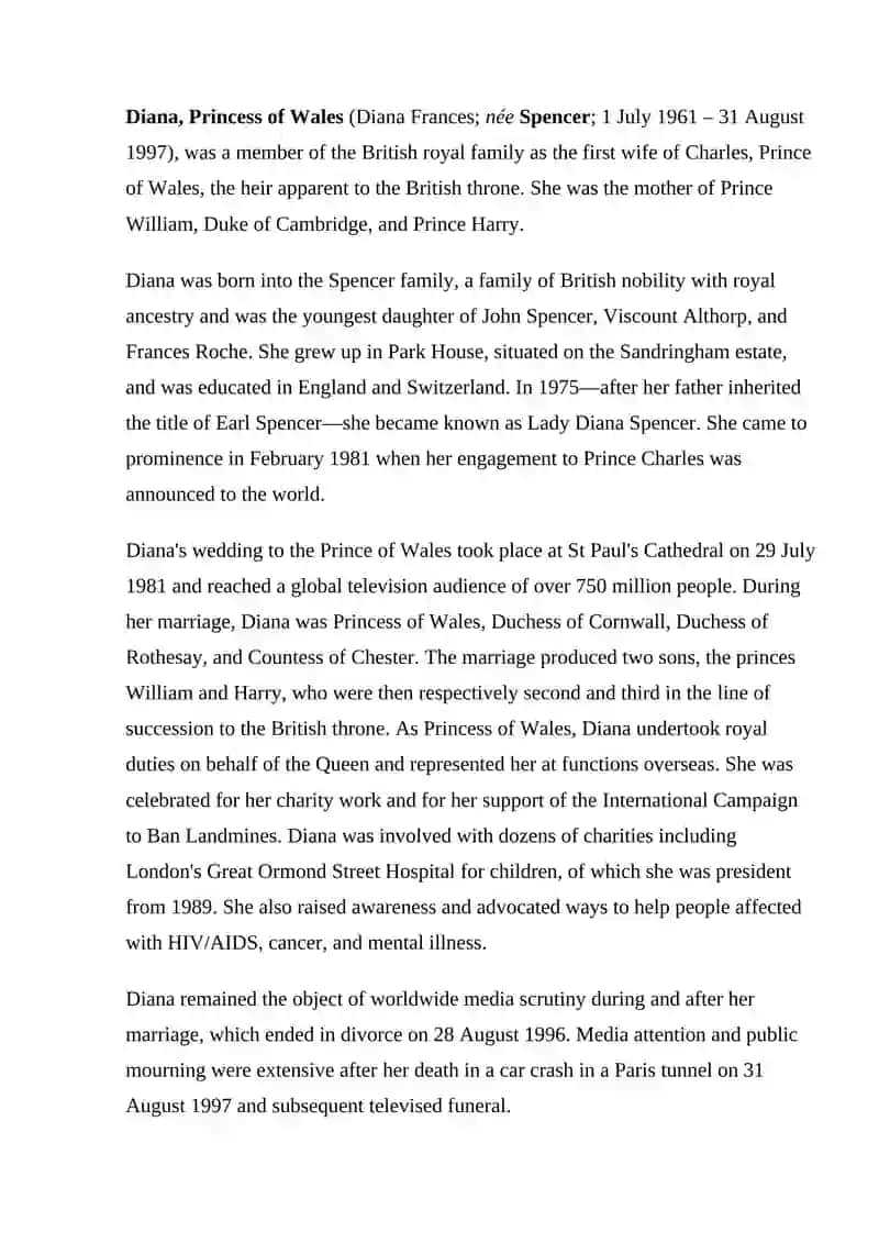 Diana, Princess of Wales 2