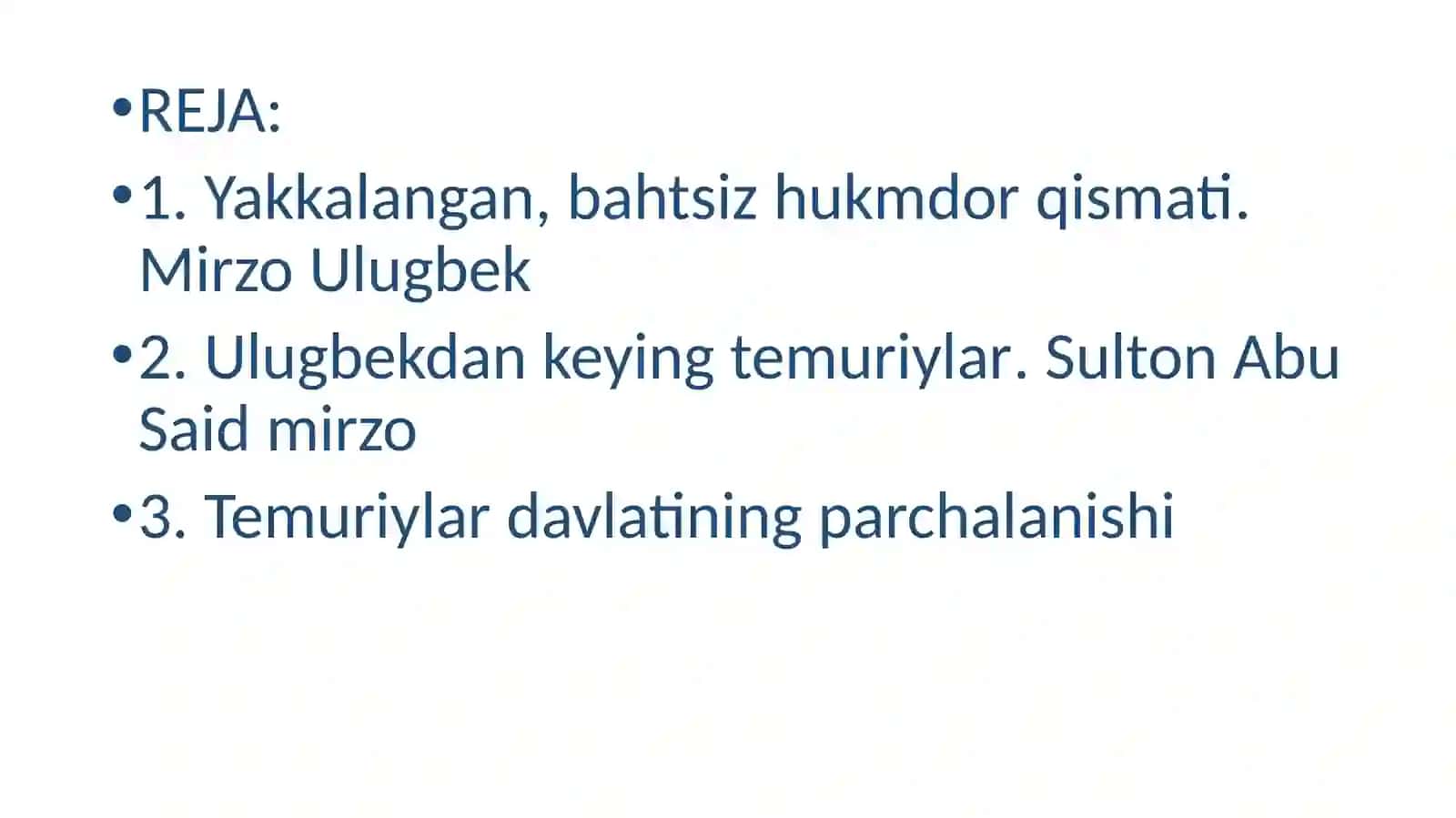 SO’NGI TEMURIYLAR,TAXT UCHUN KURASHLAR 2
