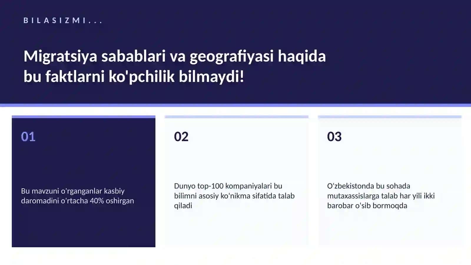 Migratsiya sabablari va geografiyasi 2